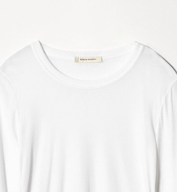 AEWEN MATOPH「＜AEWEN MATOPH＞シアークルーネック ロングスリーブカットソー」|Tシャツ・カットソー|