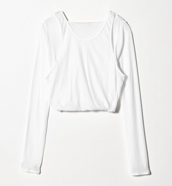 AEWEN MATOPH「＜AEWEN MATOPH＞イレギュラーレイヤード ロングスリーブカットソー ‐2WAY‐」|Tシャツ・カットソー|