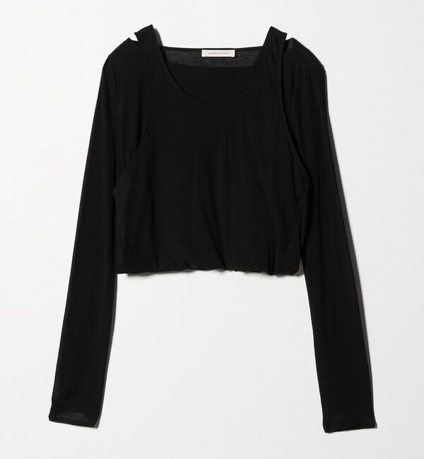AEWEN MATOPH「＜AEWEN MATOPH＞イレギュラーレイヤード ロングスリーブカットソー ‐2WAY‐」|Tシャツ・カットソー|