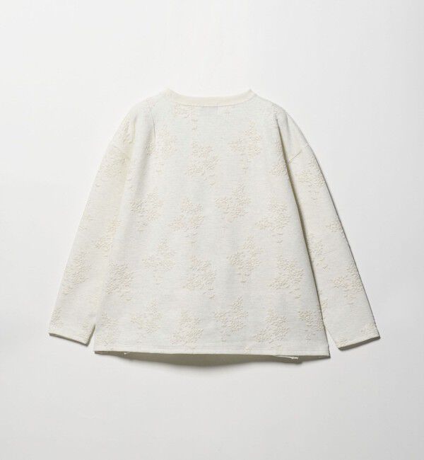 UNITED ARROWS「フラワー ジャガード スウェット」|スウェット・ジャージ|