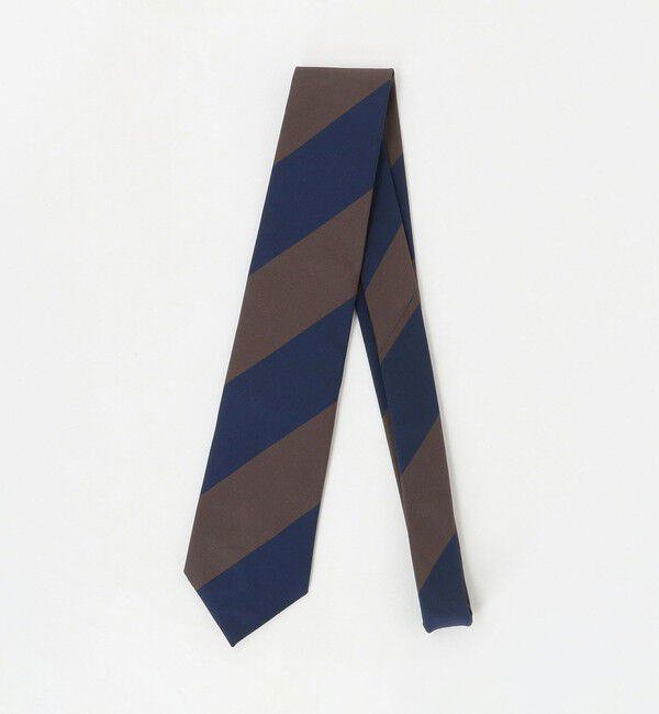 UNITED ARROWS「カラー ワイド レジメンタル ネクタイ」|ネクタイ・蝶ネクタイ|DK.BROWN