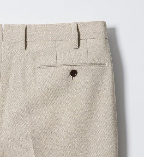 UNITED ARROWS「ポプリン 1プリーツ スラックス R-MODEL」|スラックス|