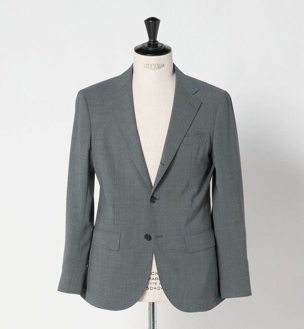 UNITED ARROWS「トロピカル シングル 3ボタン テーラードジャケット COMFORT EASY‐MODEL 2WAYストレッチ 撥水」|テーラードジャケット|