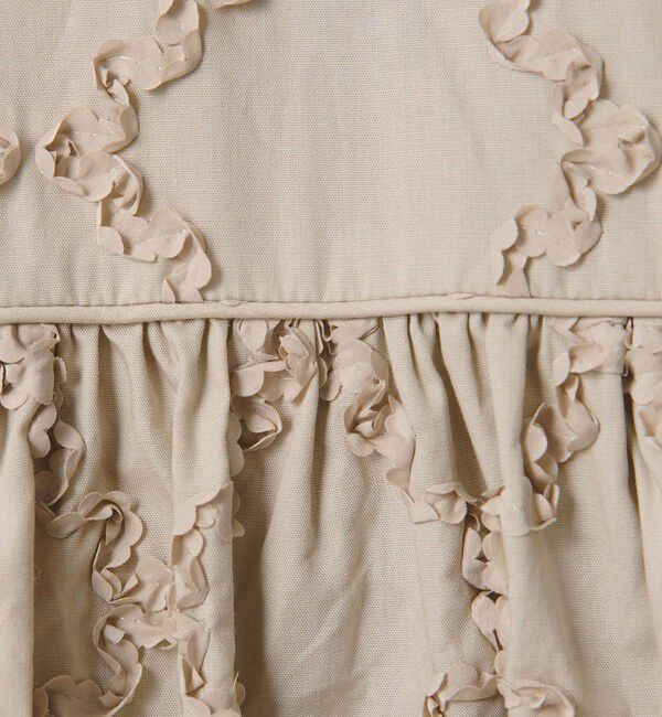 UNITED ARROWS「エンブロイダリー フリル トップス」|シャツ・ブラウス|