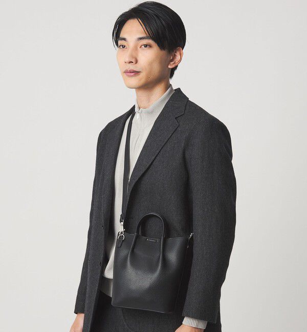 UNITED ARROWS green label relaxing「シボ レザーライク ミニ ショルダーバッグ トートバッグ」|ショルダー・メッセンジャー|