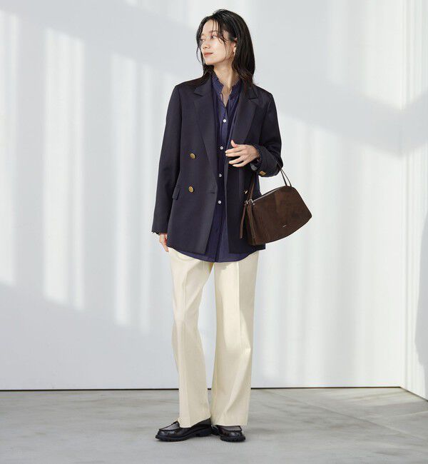 UNITED ARROWS green label relaxing「［size SHORT/TALLあり］ニーハイフレアパンツ デニム 2 ストレッチ」|デニム|