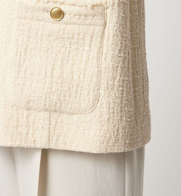 UNITED ARROWS green label relaxing「［size SHORTあり］Bisentino ノーカラー ジャケット」|ノーカラージャケット|