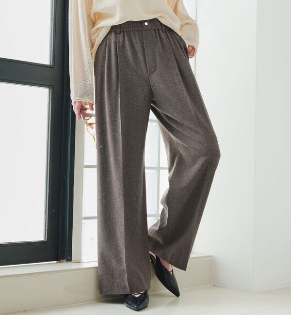 UNITED ARROWS green label relaxing「【結論シリーズ】ニーハイワイドパンツ［size SHORT/TALLあり］」|その他|