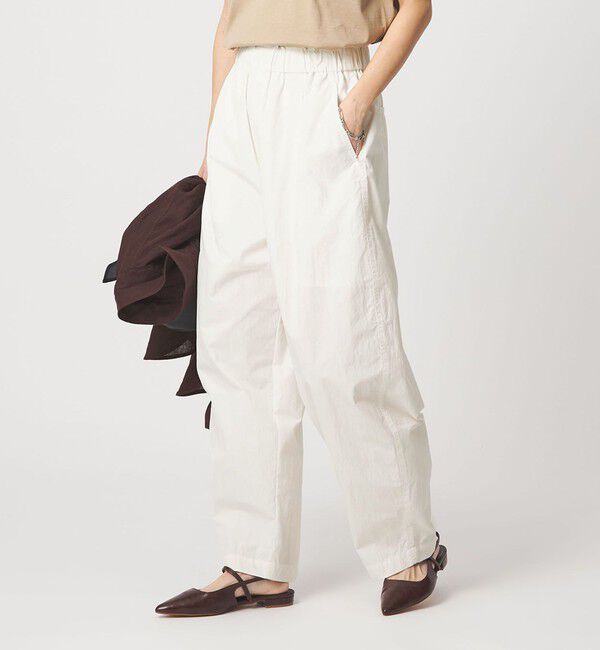 UNITED ARROWS green label relaxing「［size SHORTあり］イージー カーブ パンツ オフホワイト ウォッシャブル」|その他|