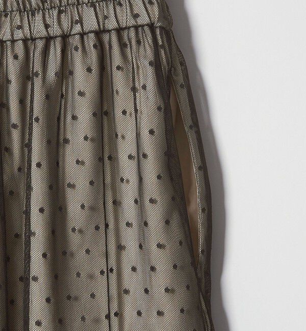 EMMEL REFINES「＜EMMEL REFINES＞EM ドットチュール レイヤー パンツ」|チノ|