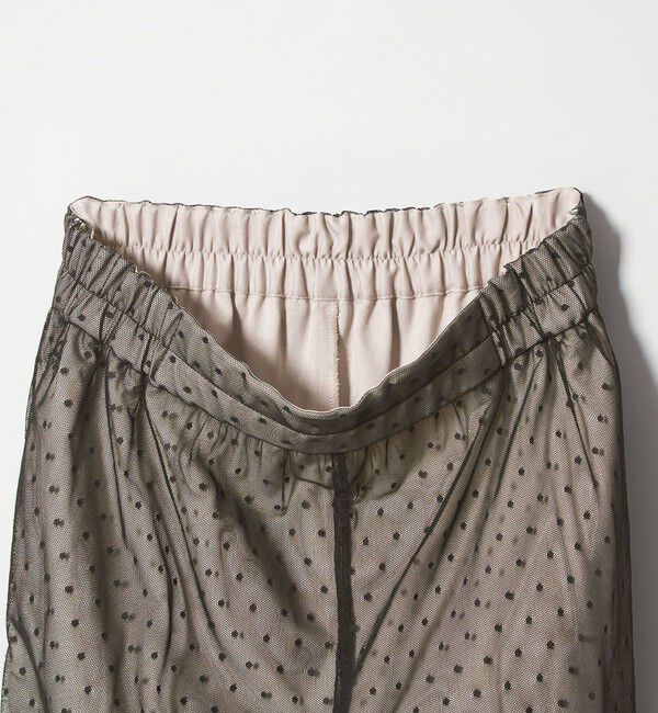 EMMEL REFINES「＜EMMEL REFINES＞EM ドットチュール レイヤー パンツ」|チノ|