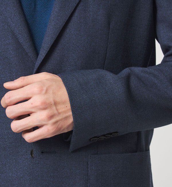 UNITED ARROWS green label relaxing「REDA MESH 無地 2B RG ジャケット」|テーラードジャケット|