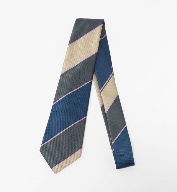 UNITED ARROWS green label relaxing「GLR ジャパン タンゴ 8.0cm ストライプ4 ネクタイ」|ネクタイ・蝶ネクタイ|