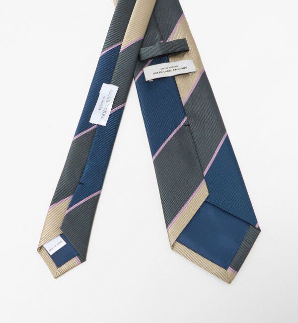 UNITED ARROWS green label relaxing「GLR ジャパン タンゴ 8.0cm ストライプ4 ネクタイ」|ネクタイ・蝶ネクタイ|