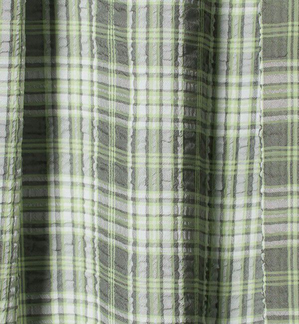 UNITED ARROWS green label relaxing「シアー チェック ロング スカート」|フレア|