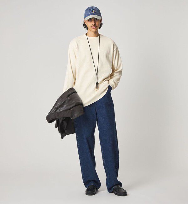 STEVEN ALAN「＜Steven Alan＞ ラダー サーマル クルーネック カットソー NARROW」|Tシャツ・カットソー|