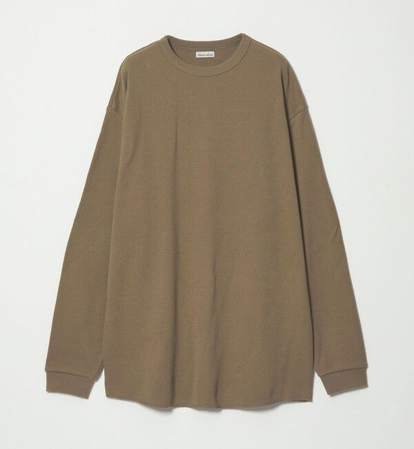 STEVEN ALAN「＜Steven Alan＞ ラダー サーマル クルーネック カットソー NARROW」|Tシャツ・カットソー|OLIVE