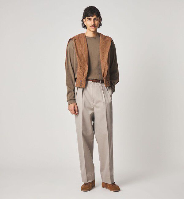 STEVEN ALAN「＜Steven Alan＞ ラダー サーマル クルーネック カットソー NARROW」|Tシャツ・カットソー|