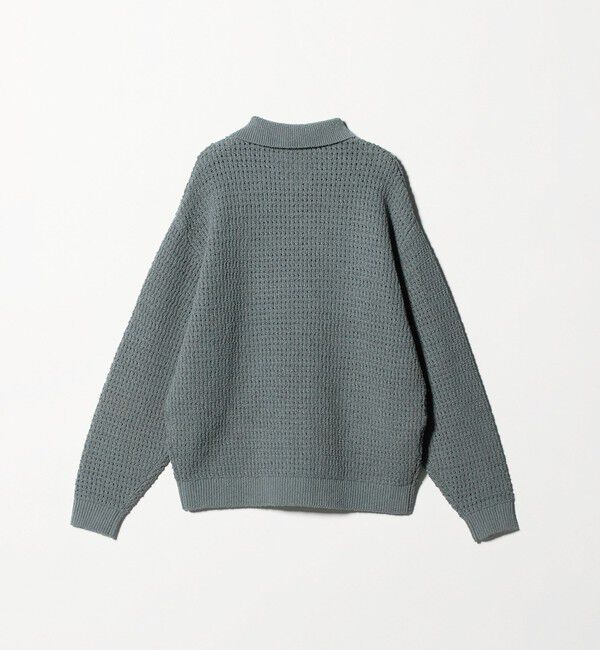 BEAUTY&YOUTH UNITED ARROWS「ブークレ レース ジップ ポロジャケット ウォッシャブル」|カーディガン|