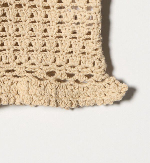 BEAUTY&YOUTH UNITED ARROWS「コットン ハンドクロシェ ニットカーディガン」|カーディガン|