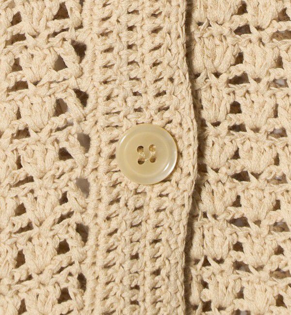 BEAUTY&YOUTH UNITED ARROWS「コットン ハンドクロシェ ニットカーディガン」|カーディガン|