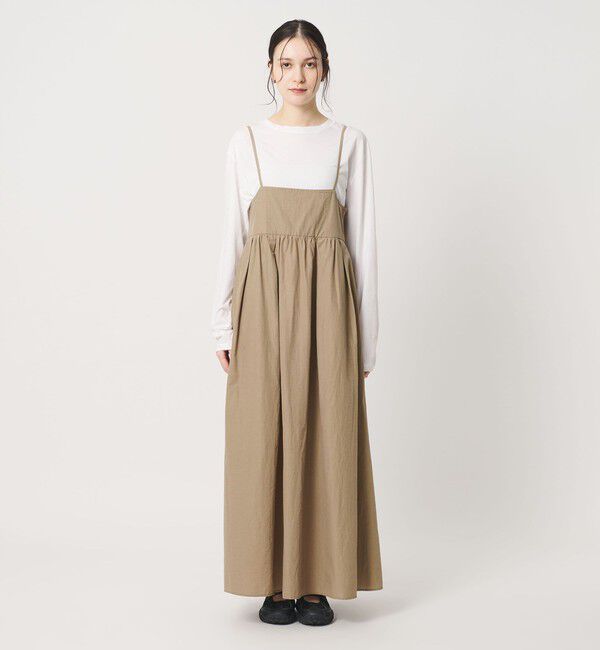 BEAUTY&YOUTH UNITED ARROWS「バックホール キャミソール ワンピース ウォッシャブル」|ワンピース|