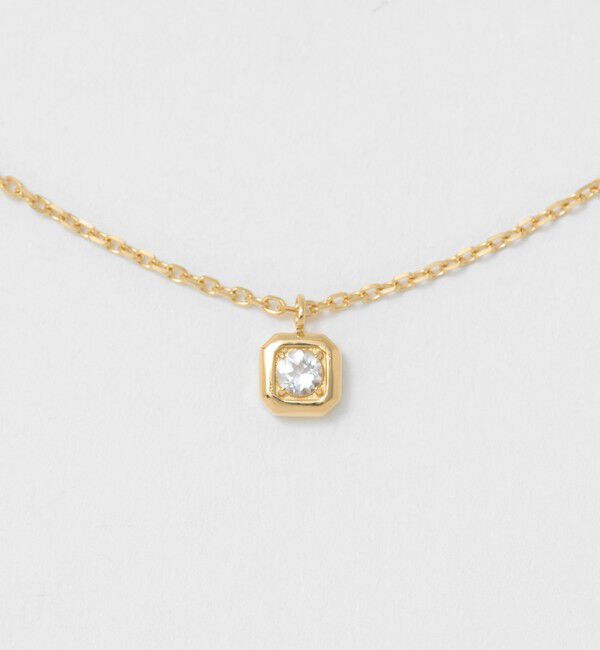 ATTISESSION「＜ATTISESSION＞ホワイトクオーツ ネックレス」|ネックレス|