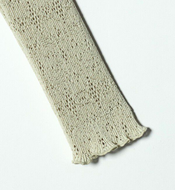 BEAUTY&YOUTH UNITED ARROWS「レースプリーツ シャツ ウォッシャブル」|カーディガン|