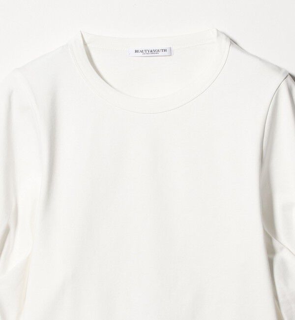 BEAUTY&YOUTH UNITED ARROWS「コットンスムース タック ショートスリーブ プルオーバー」|Tシャツ・カットソー|