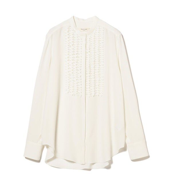 Demi-Luxe BEAMS 「ジョーゼット フリルブラウス＊」|シャツ・ブラウス|