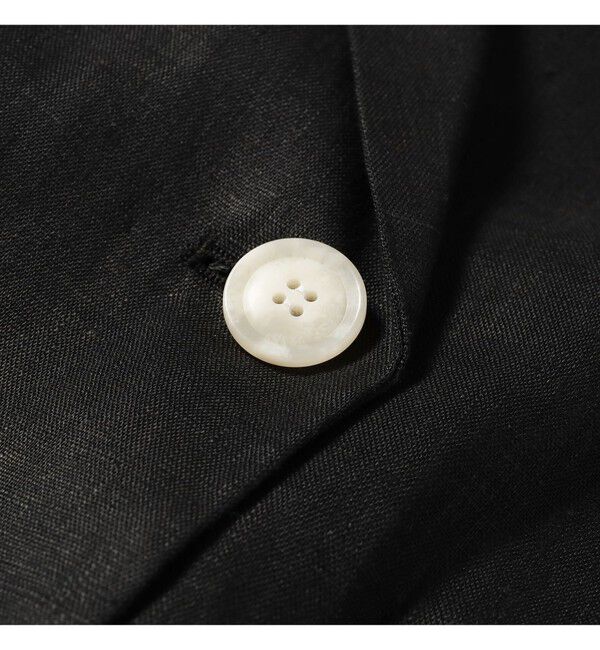 Demi-Luxe BEAMS 「ダブルブレスト リネン ジャケット」|ダッフルコート|