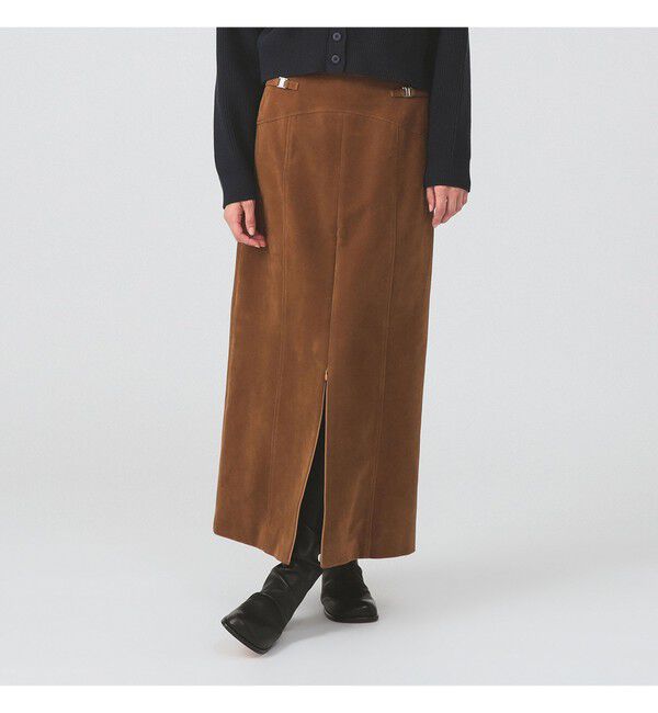 Ray BEAMS 「フロッキー ジップ スリット スカート」|スカート|