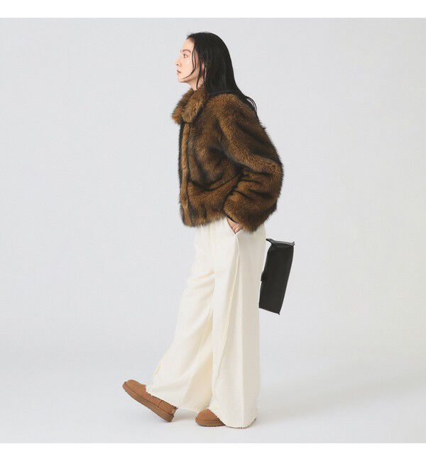 Ray BEAMS 「フェイクファー ショート ブルゾン」|ブルゾン・スタジャン|