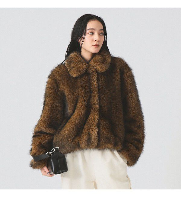 Ray BEAMS 「フェイクファー ショート ブルゾン」|ブルゾン・スタジャン|