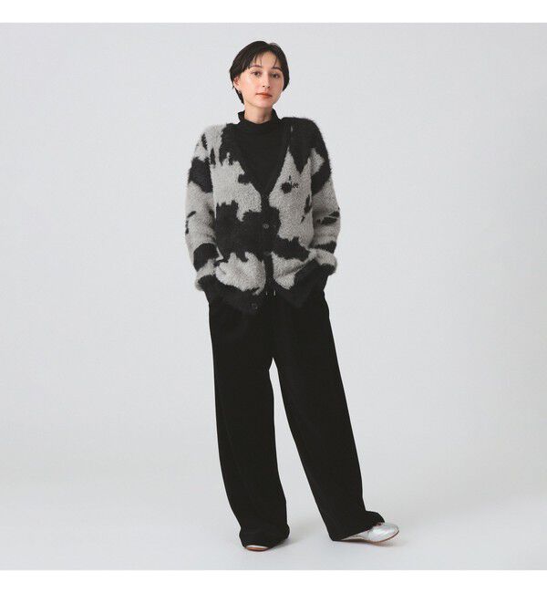 Ray BEAMS 「Lee / ANIMAL KNIT CARDIGAN」|カーディガン|