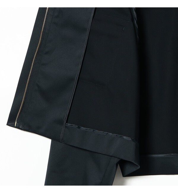 Demi-Luxe BEAMS 「エディター東原妙子 &times; Demi-Luxe BEAMS / シャイニー ポケット ショートブルゾン」|ブルゾン・スタジャン|