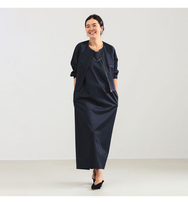 Demi-Luxe BEAMS 「エディター東原妙子 &times; Demi-Luxe BEAMS / シャイニー ポケット ショートブルゾン」|ブルゾン・スタジャン|