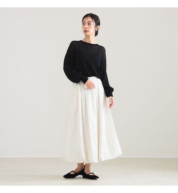 Demi-Luxe BEAMS 「コットン ナイロン デニット プルオーバー」|ニット・セーター|