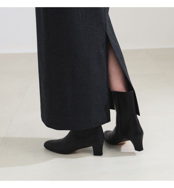 Demi-Luxe BEAMS 「ウール ジャージ リボン スカート」|スカート|