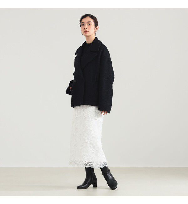 Demi-Luxe BEAMS 「ループツイード ピーコート」|ダッフルコート|