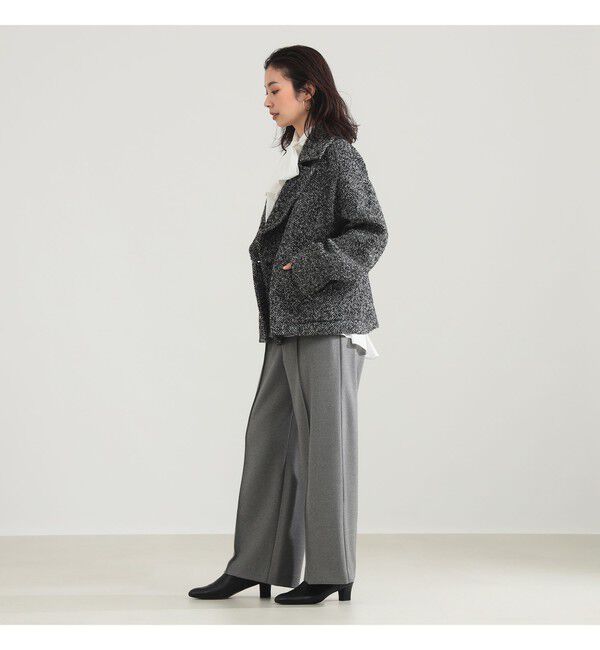 Demi-Luxe BEAMS 「ループツイード ピーコート」|ダッフルコート|