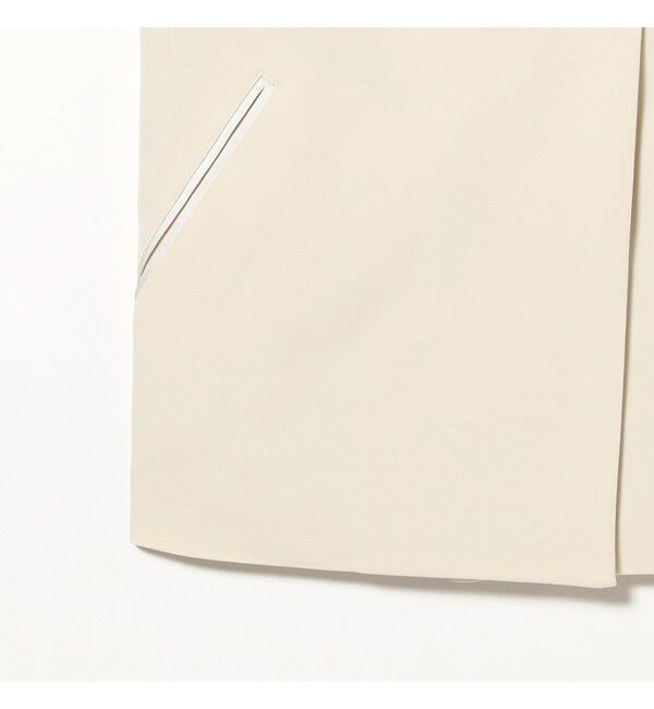 Demi-Luxe BEAMS 「	ラペルレス 2ボタン ジレ」|ダウン|