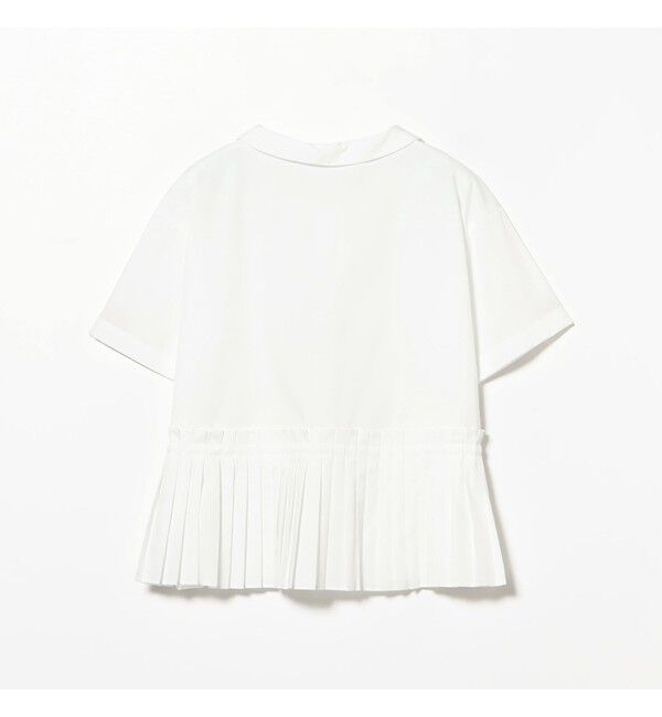 Ray BEAMS 「プリーツ キリカエ ハーフスリーブ シャツ」|シャツ・ブラウス|