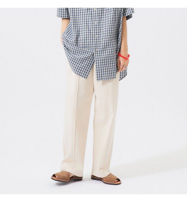 BEAMSBOY「ジャージー イージー パンツ」|チノ|