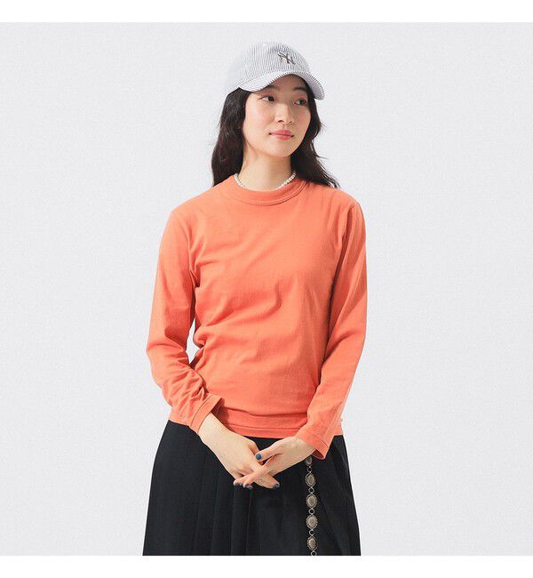BEAMSBOY「ボーイ ベーシック ロングスリーブ」|Tシャツ・カットソー|ORANGE
