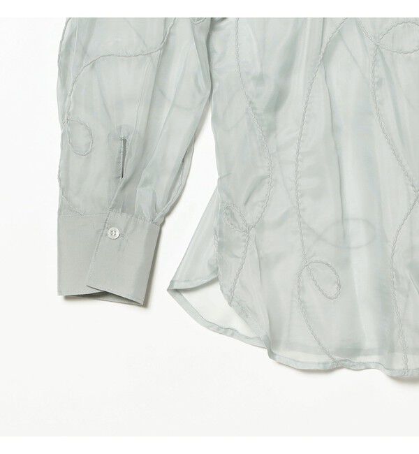 Ray BEAMS 「コード シシュウシアー シャツ」|シャツ・ブラウス|