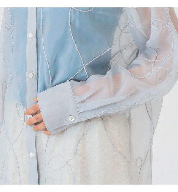 Ray BEAMS 「コード シシュウシアー シャツ」|シャツ・ブラウス|