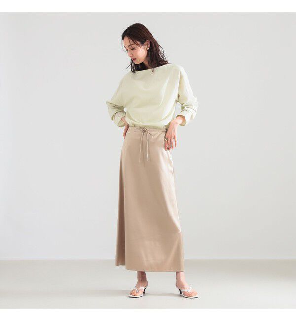 Demi-Luxe BEAMS 「ボートネック ロングスリーブ カットソー」|Tシャツ・カットソー|