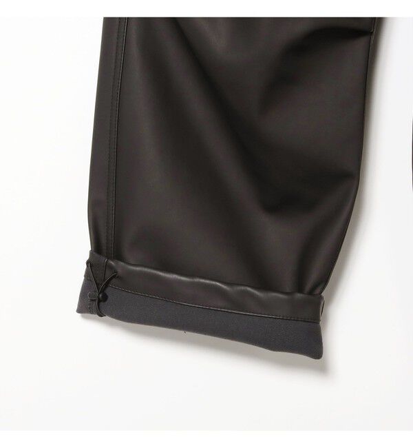 BEAMS「フェイクレザー オーバーパンツ」|チノ|