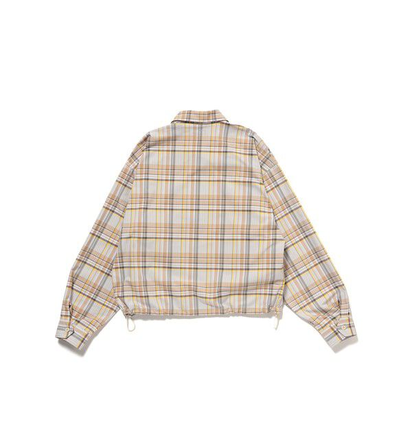 BEAMS「チェック ジップ ブルゾン」|ブルゾン・スタジャン|